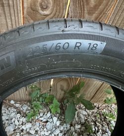 1 tire 225/60/18 same 225/60r18