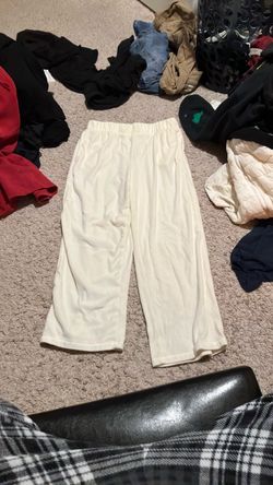 Cream White Soft Lounge Pants M