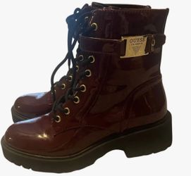 GUESS Women's Saisies Combat Boots