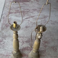 Vintage Brass Lamps