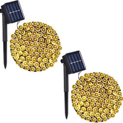 Brand New 2 pcs Solar String Lights Outdoor