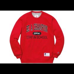 Supreme X Champion Sweatshirt - Size L 