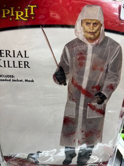 New, Spirit Halloween Serial Killer Adult Costume