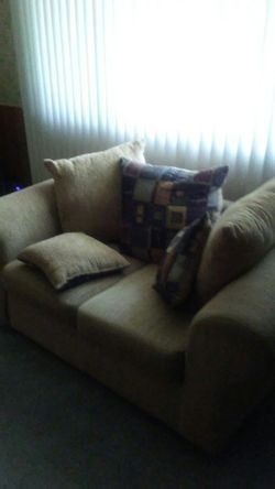 Love seat and couche must go.
