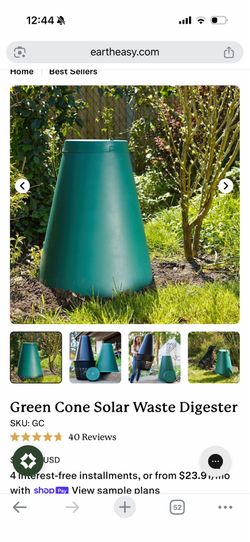 Green Cone Solar Waste Digester/compost
