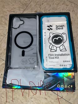 iPhone 16 case with screen protector included