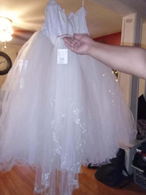 Brand New Wedding Dress And Vale