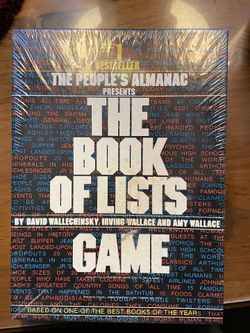 Book Of Lists Game 