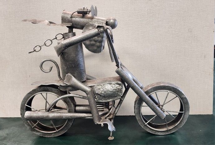 Dog On Motorcycle