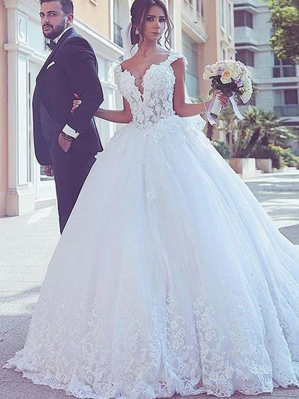 Wedding Dress With Veil 