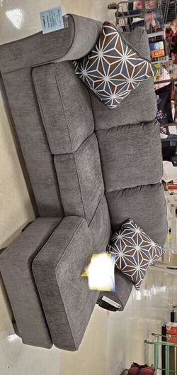 Brise Slate Sofa Chaise / Sectional /couch /Living room set
