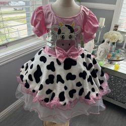 Pink Cow Girl Dress 
