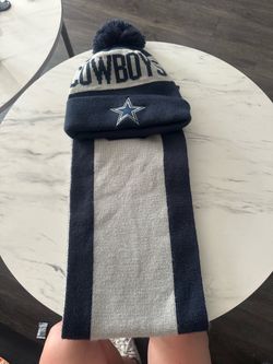 Dallas Cowboys Beanie and Scarf Set