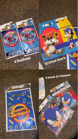 Sonic birthday bundle