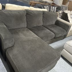 GREY SECTIONAL SOFA FREE DELIVERY 🚚 