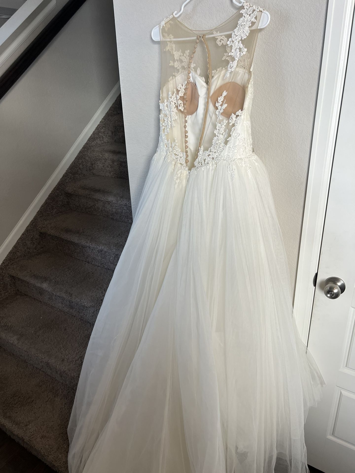 Mary’s bridal gown
