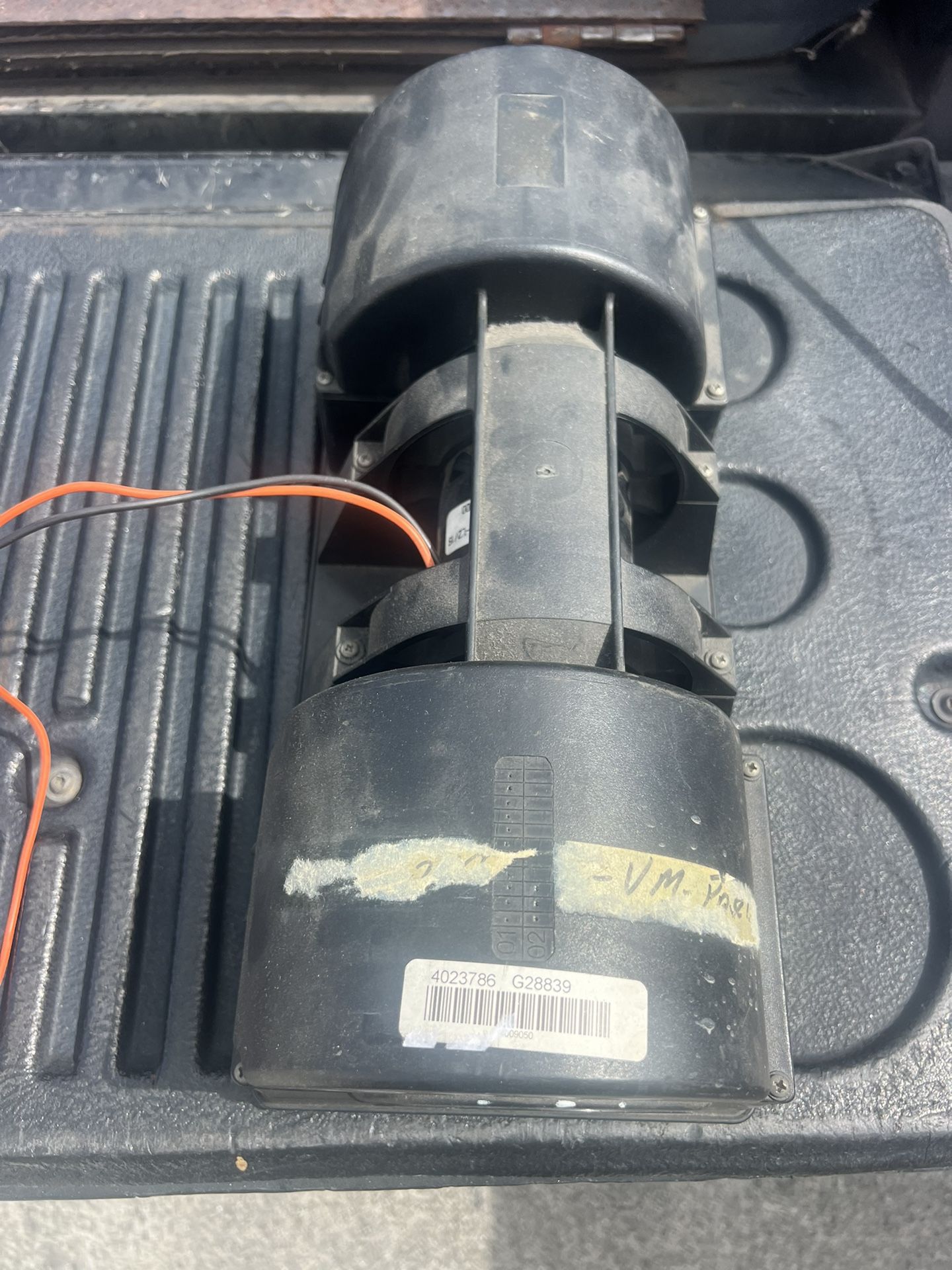Blower Motor Assembly In Cab