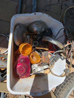 Early (1966?) Honda CT90 parts