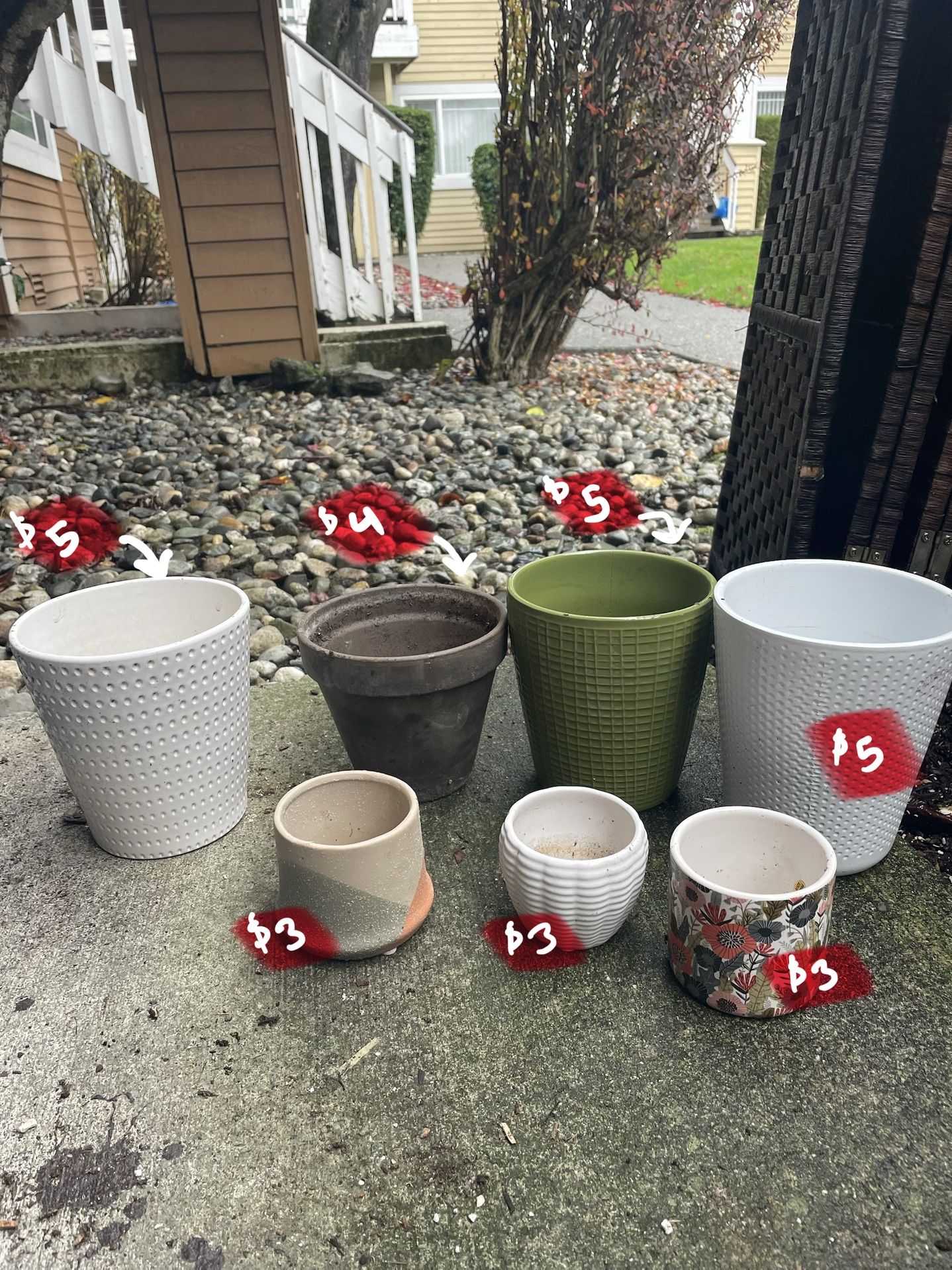 Assorted Plant Pots