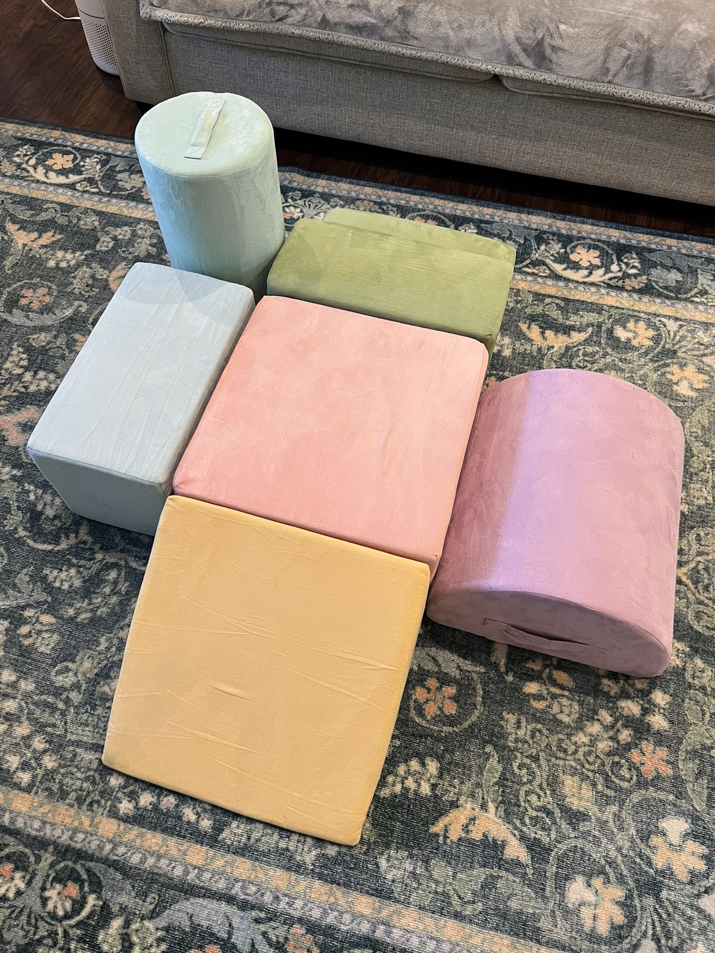 Large Baby Climbing Blocks-set Of 6