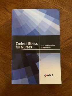 Code of Ethics for Nurses Book
