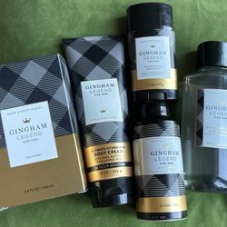 5 Gingham Legend Men’s Collection Bodycare 