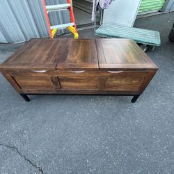 Crate & Barrel Storage Coffee Table