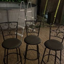 3 Indoor Stools 