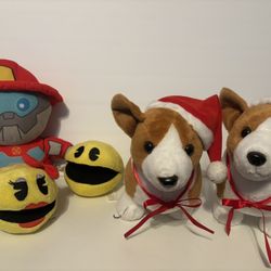 PAC Man, Paw Patrol, Corgi Plushies
