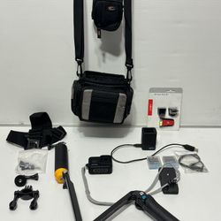 GoPro HERO8 Black Camera + 128 GB SD Card and Accessories