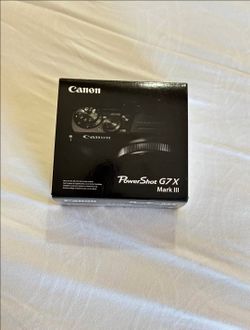 G7X Mark iii Camera - Brand new