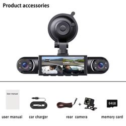 4-Camera Car Dash Camera