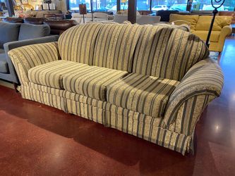 SCHWEIGER Three Seater Striped Couch