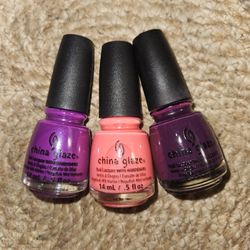 China Glaze Nail polishes Nail laquers 