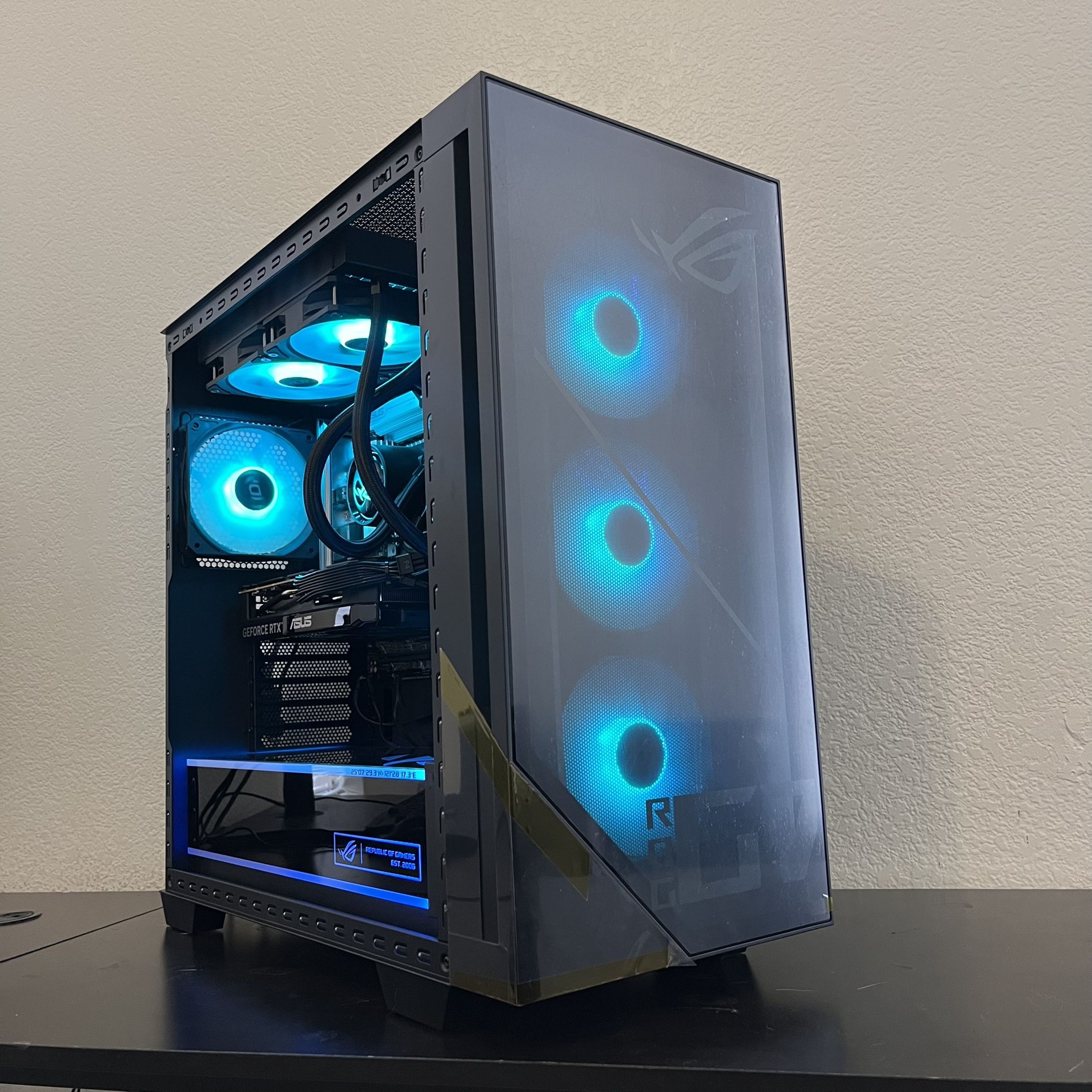 ULTRA FAST Liquid Cooled Intel Ultra 7 RTX Gaming PC Computer (Intel Ultra 7 265f, 32GB DDR5, RTX 5060, 1TB NVMe, WiFi)