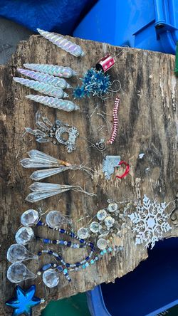 Mixed Lot Christmas Ornaments and Decorations