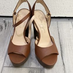 Jessica Simpson Brown Heels 