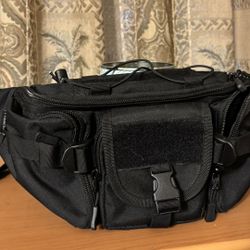 Tactical Fanny Pack for Men & Women - Water-Resistant Waist Bag for Hiking, Travel, Fishing & Outdoor Activities 