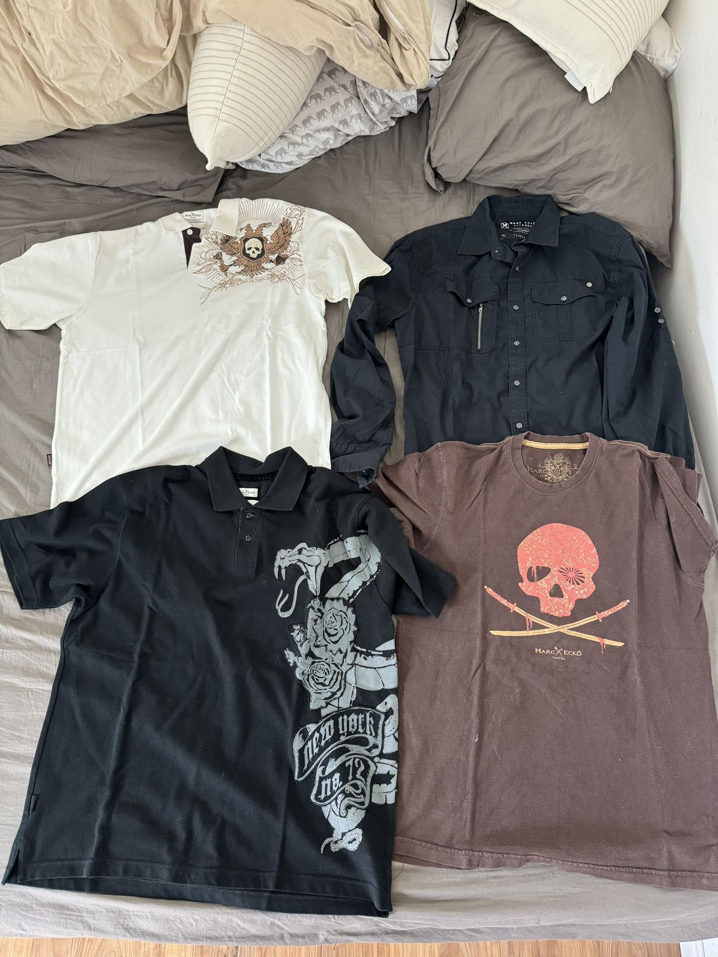 Mark Ecko Large Shirts Skull Cobra