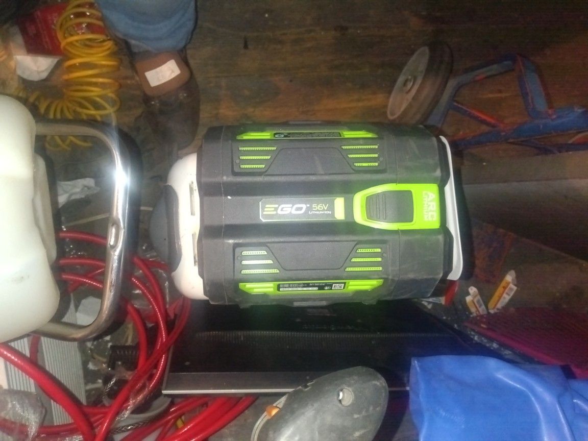 Two 56 V E Go 5.0 A H Lawn Mower /Weed eater Battery Only