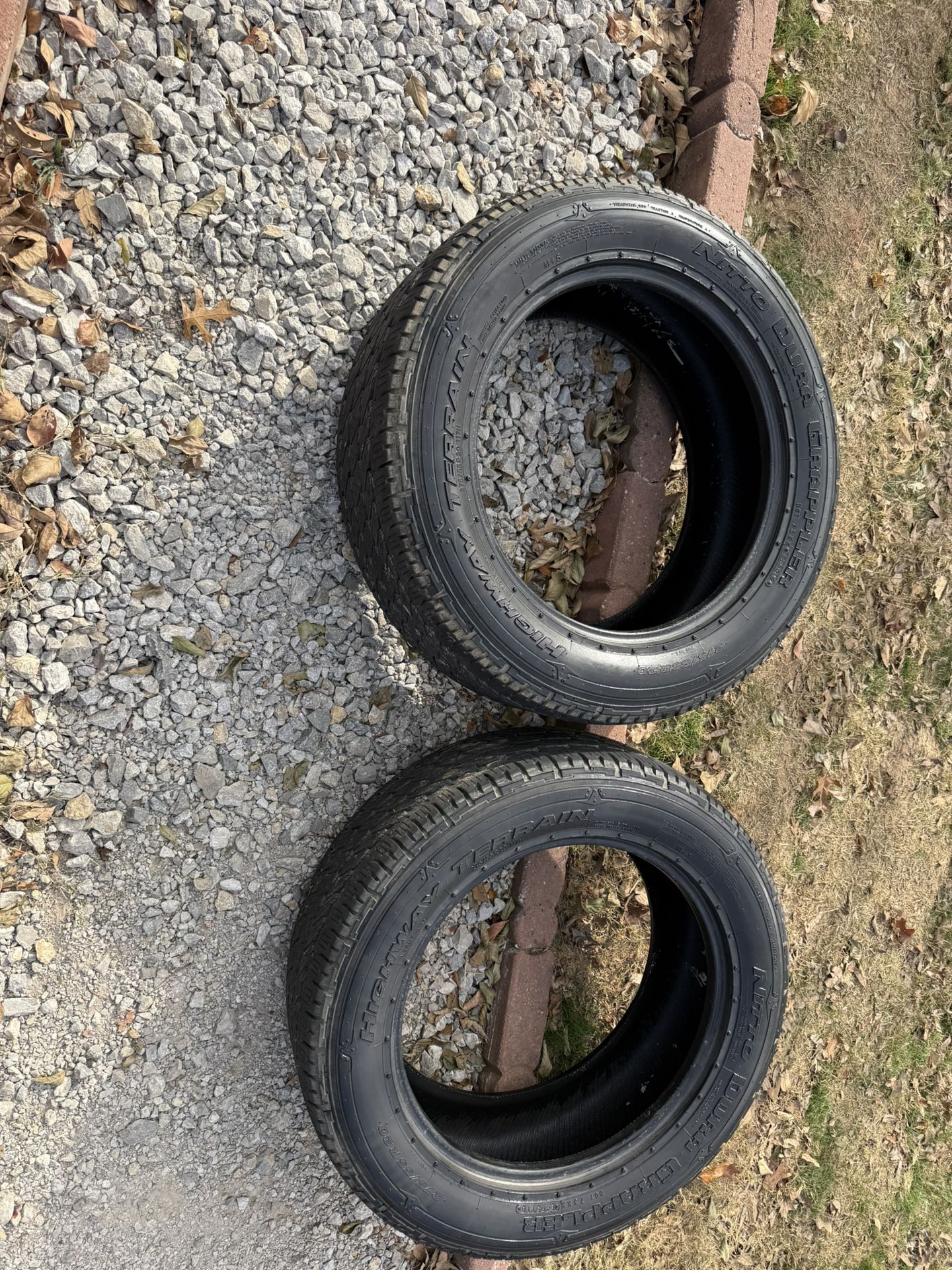 Two Used Nitto Dura Grappler Highway Terrain Tires 275/55R20 $100/ OBO