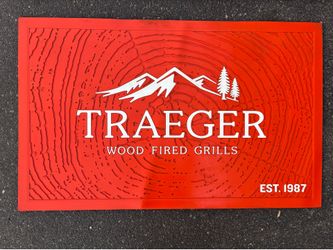 TRAEGER Large Rubber Mats (Orange)