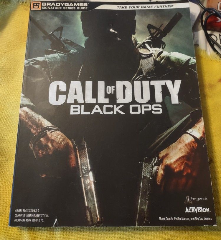 Bradygames Strategy Guide Call Of Duty Black Ops 1 Great Shape