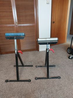 Folding Roller Stands for Table or Miter Saw