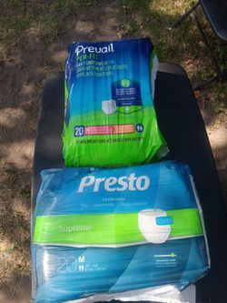!! 2 Packs Of Protective Underwear  Price For Both Size Medium