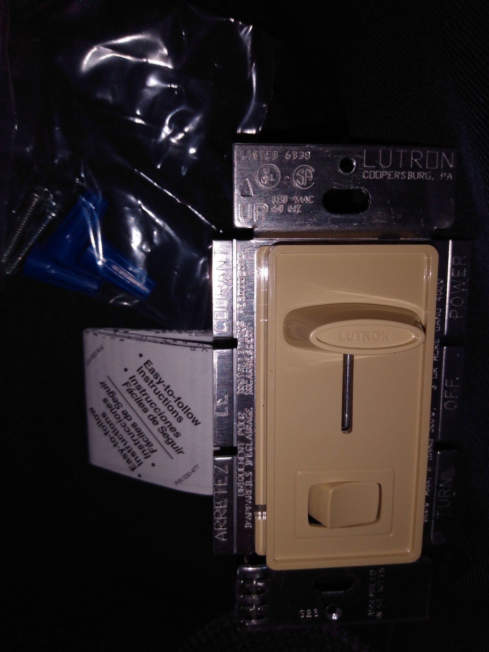 Dimmer light switch