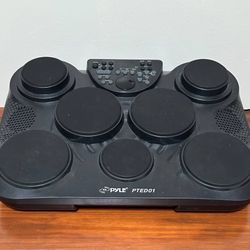 Working Pyle PTED01 Electronic Table 7 Pad Digital Drum