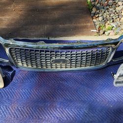 Ford Chrome Grill And Headlights 