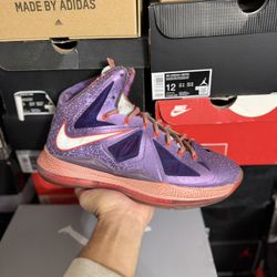 LeBron 10 All Star Area 72 size 10 USED But Clean