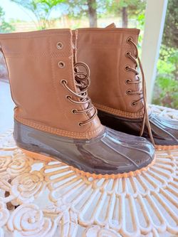 Sporto Duck Rain Boots 8.5 Women’s like new
